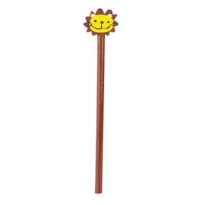 Lápiz infantil de madera - león